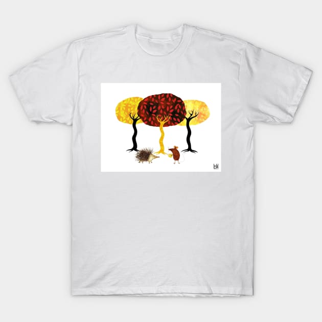 A hedgehog and his friend T-Shirt by lucamendieta